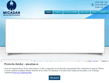 Tablet Screenshot of micadan.ro